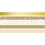 HEYDA deko-klebeband Mini "Bume", gold / natur