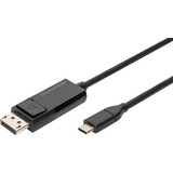 DIGITUS usb Typ c auf displayport Bidirektional Adapterkabel