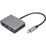 DIGITUS usb-c 4K 2in1 mini DisplayPort + vga Grafik-Adapter