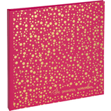 EXACOMPTA fotoalbum Plum, 250 x 250 mm, himbeere / gold