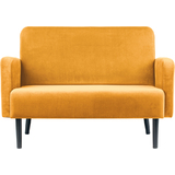 PAPERFLOW 2-Sitzer sofa LISBOA, Stoffbezug, safran