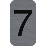 EXACOMPTA selbstklebeschild Zahl "7", 25 x 44 mm
