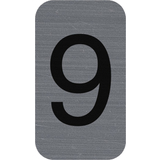EXACOMPTA selbstklebeschild Zahl "9", 25 x 44 mm
