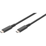 DIGITUS usb 4.0 Anschlusskabel, usb-c - usb-c Stecker, 0,8 m