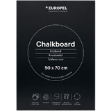 EUROPEL kreidetafel ohne Rahmen, 500 x 700 mm, schwarz