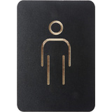 EUROPEL piktogramm "WC Herren", schwarz