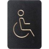 EUROPEL piktogramm "WC Behinderte", schwarz