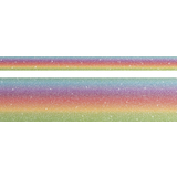 HEYDA deko-klebeband "Rainbow pastell Glitter"