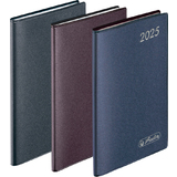 herlitz taschenkalender Metallic 2025, A7, farbig sortiert