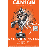 CANSON studienblock XS'MART sketch & NOTES, din A4