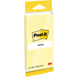 Post-it notes Haftnotizen, 38 x 51 mm, gelb, Blister