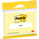 3M post-it Notes Haftnotizen, 76 x 127 mm, gelb, Blister