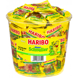 HARIBO fruchtgummi SCHNULLER Minis, in Runddose