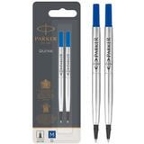 PARKER rollerballmine QUINK, 0,7 mm, blau, 2er Blister