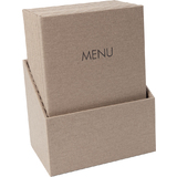 sigel speisekarten-mappe MENU, din A4, beige, 10er Box