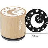 COLOP motiv-stempel Woodies "Mond & Sterne"