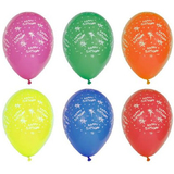 PAPSTAR luftballons "Happy Birthday", farbig sortiert