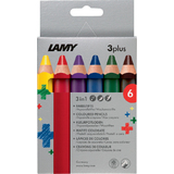 LAMY 3-in-1 buntstifte 3plus, 6er Kartonetui