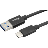 ANSMANN daten- & Ladekabel, usb-a - USB-C, 2,0 m, schwarz