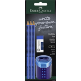 FABER-CASTELL schreibset RollOn, blau