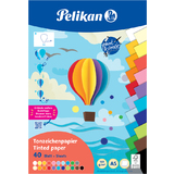 Pelikan Tonpapierblock, din A5, 40 Blatt, farbig sortiert