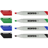 Kores whiteboard- & flipchart-marker "ECO XW2", 4er Etui