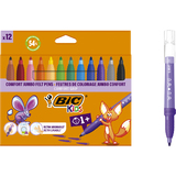 BIC kids Fasermaler comfort Jumbo, 12er Kartonetui