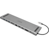 DIGITUS usb-c Docking Station, 11-Ports, silber