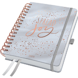 sigel buchkalender Jolie "Glittery Joy" 2025, A5