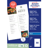 AVERY zweckform Inkjet papier BUSINESS, din A4, 200 g/qm