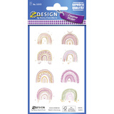 ZDesign creative Sticker "Regenbogen", Pastellfarben