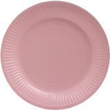 PROnappe Papp-Teller, rund, 230 mm, rosa