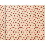 Clairefontaine geschenkpapier "Tiny rolls Punkte rot"