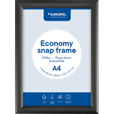 EUROPEL plakatrahmen ECONOMY, din A4, 25 mm, schwarz