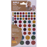 APLI kids Sticker "Rund", Naturkraft, Kleinpackung