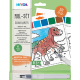 HEYDA wasserfarben-malset "Dinosaurier", 10 Motive