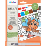 HEYDA wasserfarben-malset "Zootiere", 10 Motive