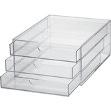 MAUL Acryl-Schubladenbox, din A4, 3 Schubladen, glasklar
