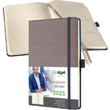 sigel buchkalender Conceptum 2025 design Casual, A5, taupe