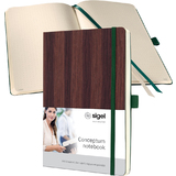 sigel notizbuch Conceptum nature Edition, din A5, Holz