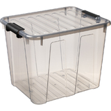 plast team Aufbewahrungsbox home BOX, 40 Liter, grau-