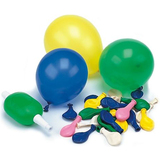 PAPSTAR mini-luftballons inkl. Pumpe, farbig sortiert