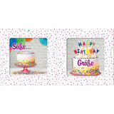 SUSY card 3D-Geburtstagskarte sliding card "Torte"