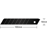 Hansa Ersatzklingen, Klingenbreite: 18 mm, 60 Grad, schwarz