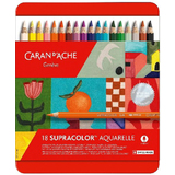 CARAN D'ACHE buntstifte SUPRACOLOR SONDEREDITION, 18er Etui