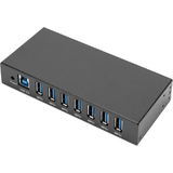 DIGITUS usb 3.0 hub Industrial Line, 7-Port, schwarz