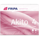 Fripa Taschentcher Akito, 4-lagig, hochwei, 30er Pack