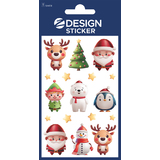 ZDesign weihnachts-sticker "Glitter Figuren"