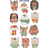 ZDesign kids Weihnachts-Tattoos "Tiere"