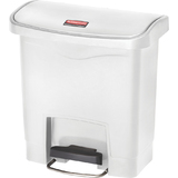 Rubbermaid tret-abfalleimer Slim Jim, 15 Liter, wei